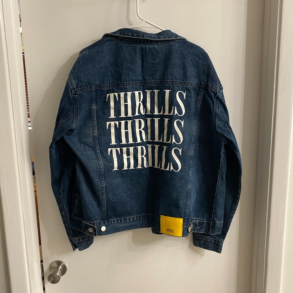 NWT WESC “Thrills” unisex denim jacket size XL
